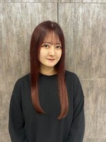 ミック ヘアアンドメイク アップ 駒込店(miq Hair&Make up) ピンクブラウンカラー