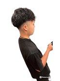 ツイストスパイラルマッシュ無造作ショートメンズパーマゆるふわ