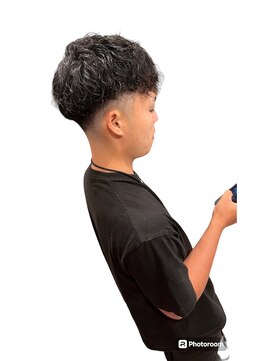 銀座マツナガ 神田店 ツイストスパイラルマッシュ無造作ショートメンズパーマゆるふわ