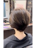 丸みショートボブ