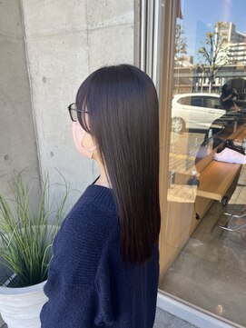 オーガニック ライフ 若葉 鶴ヶ島(organic+life) 20代30代40代大人可愛い髪質改善カラー艶感ストレート透明感