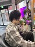 ▼MEN▼メンズカット+縮毛矯正▼￥14800 メンズも髪質改善▼