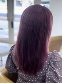 艶髪ピンクパープル【山口市美容室】【山口市ハイトーン】