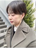 NUDEコンパクトショート黒髪風マッシュショート大人ショートボブ