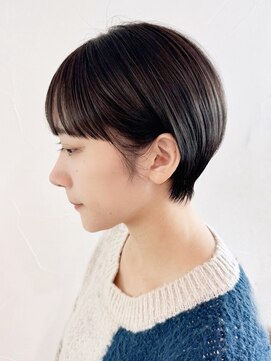 アイティー バイ アルバム 中野店(IT by ALBUM) フェザーショート似合わせカットマロンベージュ_ba538131