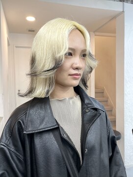 ミーム 原宿 表参道(meme) ◎ブロンドヘアダブルカラーハイトーンカラーケアブリーチ#原宿