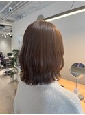 【ameri satomi】20代ヘアスタイル/ミルクティー/くびれミディ