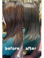 イースタイル 元町店(e-style) ハイライト×グレージュカラー