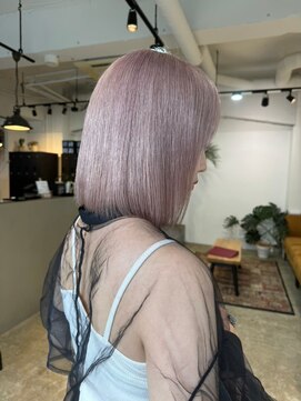 メリー オオサカ(Merly Osaka) 色落ちも楽しみなホワイトピンク