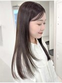 【hao渋谷】akane ココアブラウンロングレイヤー10代20代30代