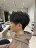 【柏木指名】「メンズ磨きフルコース」カット+シャンプー+眉カット￥３８５０