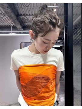 ナヌーク シブヤ(nanuk shibuya) 透明感カラー・ダブルカラー・オリーブベージュ