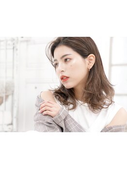 髪質改善トリートメント+透明感カラー+カット\13900☆髪質改善特化サロンで理想のツヤ髪を◎[ひたちなか]