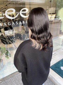 リー 尼崎(Lee) 【ミディアム×インナーベージュ】