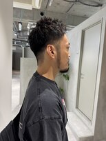 モリオフロムロンドン 大宮店(morio from London)&nbsp;【かほ】フェード風スパイキーベリーショート