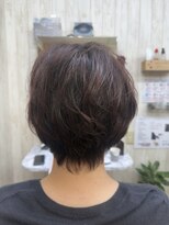 ブレイブシザー(BRAVE SCISSOR)&nbsp;パーマ風ショート×ピンクカラー