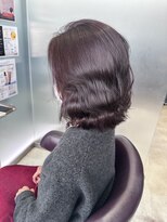 ファースト 東仙台店(first) ワインレッド・切りっぱなし