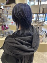 ヘアーザラブズラフズ オーガニカ 北九州(HAIR THE LOVES LAUGHS ORGANICA) ウルフ×ラベンダーカラー