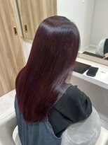 ベル サウス(BHEL south) 津市ロングレイヤーカットハッシュカット透明感カラー重めロング