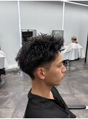 スパイキーショートツイストスパイラルパーマ