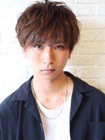 メンズサロン Johnny MEN 下北沢店【ジョニーメン】 men's/メンズ/リバースセンターパート/ニュアンス/ダウンパーマ