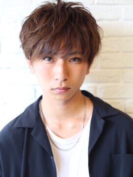 メンズサロン Johnny MEN 下北沢店【ジョニーメン】 men's/メンズ/リバースセンターパート/ニュアンス/ダウンパーマ