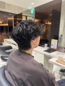 アヴァンスクロス あべのルシアス店(AVANCE. CROSS) MEN’S HAIR/サーフカール/刈り上げセンターパート/天王寺