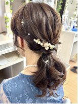 ジェミータ 横浜&nbsp;ローポニーテール【横浜/ヘアセット/着付け】