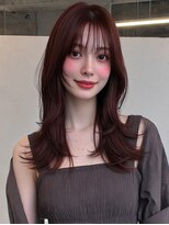 レア 新越谷(LEA) 韓国風くびれレイヤー × カシスブラウン
