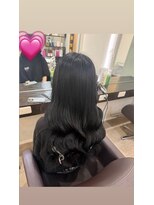 グランディールヘアデザイン(grandir hairdesign)&nbsp;黒髪ロング