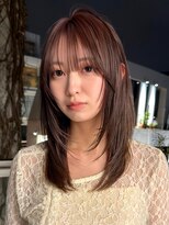 サンクプロジェクト(cinq PROJECT)&nbsp;抜け感ハッシュカット×ヘーゼルベージュ◎