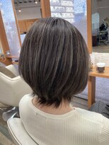 セレスト 竹ノ塚店(CELESTE)&nbsp;グラデーションボブ　白髪ぼかし