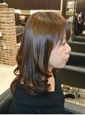 ハーブカラーでふんわりサラツヤ