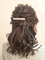 ワエン(WAEN)&nbsp;【WAEN 横浜 植木 孝】編み込みハーフアレンジ＊