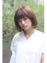 ノーヴェ(Nove)&nbsp;シークレットハイライトで柔らかベージュ系ボブ