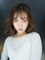 アイティー バイ アルバム 浦和店(IT by ALBUM)&nbsp;ふわボブ_セシルカットココアブラウンフリンジウェーブ_47323