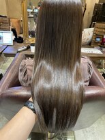 サロンドミルク 原宿(salon de MiLK)&nbsp;ナチュラルブラウンアッシュ　艶光沢Xトリートメント