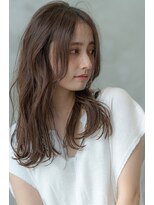 オースティン 流山おおたかの森(AUSTIN)&nbsp;大人かわいい前髪セシルカットココアブラウンフリンジウェーブ