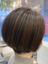 グラッシー センター北店(GLASSI)&nbsp;【GLASSI】大人ショートボブ★くびれ★丸み★ピンクベージュ