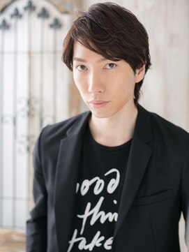 メンズヘア ビーセカンド 草加店(MENS HAIR B-2) 色系カラーなフェードビジカジショートウルフO