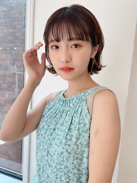 ベイルーム(BAYROOM by HONEY omotesando) 大人可愛い20代30代40代夏にスッキリ耳かけボブ