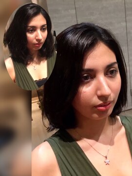 ダブルオーバイオーバーレイ 武蔵新城(w/o by Overlay) 自然に仕上がる縮毛矯正【施術例】〔武蔵新城〕〔縮毛矯正〕