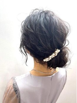 クレア(Crea)の写真/【表参道駅徒歩10秒】《7時半～15時限定クーポン有り》結婚式のヘアセット/着付けのご予約受付中!!