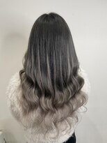 ヘアーデザイン ジェルム(Hair Design germe) グレーカラーバレイヤージュ風　　--RINA--