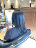 【レイヤースタイル】【ブルーブラック】【10代20代】
