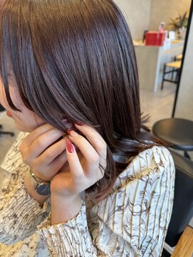 アチーブリス(achieve Liss) 大人ナチュナル 暖色カラー×艶髪レッドブラウン♪