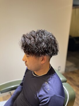 エクファフォーメン(EX-FA FOR MEN) マッシュパーマ/ウルフ/アッシュブラック/カルマパーマ/メンズ