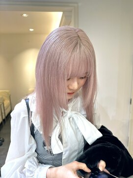 ベレーザ 渋谷(BELEZA) 6608艶髪グレーベージュミルクティーアッシュハイトーンカラー