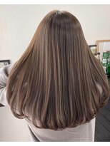 ハイライト 鳥取市店&nbsp;ブリーチなしダブルカラー <白髪ぼかし> <白髪染め> <鳥取市>