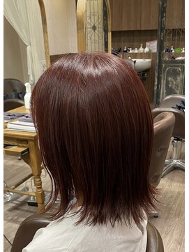 ドラマチックヘア 川鶴店 外ハネレイヤー